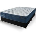 Ver imagem 2 de Cama Box Preta + Colchão Casal San Rafael Molas Ensacadas Euro Pillow 138x188x75cm - Macio