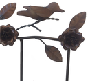 Ver imagem 6 de Lindo Cabide Artesanal com Pássaros e Rosas de Ferro Decorativo Libertas Rosas Artesanato Rosa Mini