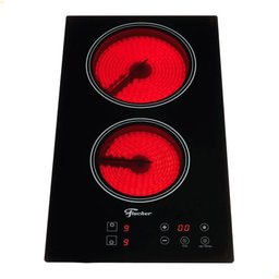Cooktop Elétrico Fischer 2 Bocas com Touch Screen Vitrocerâmica 220v 73474 - 1