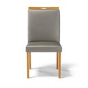 Ver imagem 2 de Kit com 6 Cadeiras Agnes Madeira Maciça Estofadas para Mesa de Jantar Veludo Chumbo 109