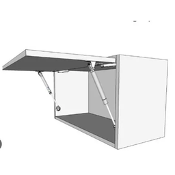 Armário Aéreo com Nicho para Microondas Donatelo Branco e Preto Fosco 100% Mdf 15mm Rino Móveis - 2