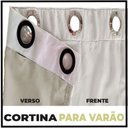 Ver imagem 5 de cortina blackout corta luz 8,00 x 2,40 ilhos Celina palha