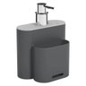 Dispenser Flat Cinza 500ml - 17002/0832 - Coza Dispenser Flat Cinza 500ml - 17002/0832 - Coza - 1