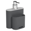 Ver imagem 1 de Dispenser Flat Cinza 500ml - 17002/0832 - Coza Dispenser Flat Cinza 500ml - 17002/0832 - Coza