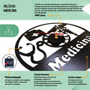 Ver imagem 2 de Relógio Medicina em Mdf