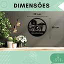 Ver imagem 3 de Relógio Medicina em Mdf