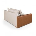 Ver imagem 7 de Sofá Cama Retrátil Panamá Chenile Luxo Aveludado Premium Creme 203