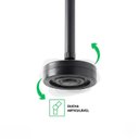 Ver imagem 2 de Chuveiro Ducha de Teto Autolimpante Redondo Big Obra - Preto