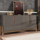 Ver mais imagens de Buffet Aparador 4 Portas 170cm 050518 Cinza Perola Cedro DCASA
