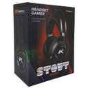 Ver imagem 5 de Headset Gamer Ktrok Stout, P2 + Usb + Adaptador P3, Rgb, Drivers 50mm, Preto