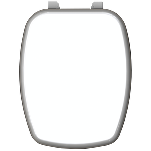 Assento Tampa para Vaso Sanitário Almofadado Compatível Prímula Branco Durín