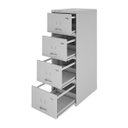 Ver imagem 3 de Arquivo Office - 4 Gavetas - Linha Leve - Chapa #26 - Fatto Ofm - Trilho Microesfera