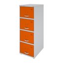 Ver imagem 2 de Arquivo Office - 4 Gavetas - Linha Leve - Chapa #26 - Fatto Ofm - Trilho Microesfera