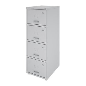 Arquivo Office - 4 Gavetas - Linha Leve - Chapa #26 - Fatto Ofm - Trilho Microesfera