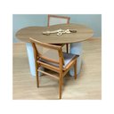 Ver imagem 4 de Mesa de Jantar Orgânica Ayla 10 Lugares 244x137cm MDF Carvalho Malva