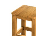 Ver imagem 2 de Kit 2 Banquetas Baixa Nemargi Madeira Maciça Cor Mel