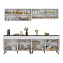 Ver imagem 3 de Armário De Cozinha Compacta 4 Peças Mp3696.964 Veneza Multimóveis Branco