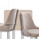 Ver imagem 6 de Conjunto com 2 Cadeiras Metal Vicenza Moderna Mobilia Brisa Prata