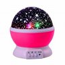 Luminária Projetor Estrela 360º Galaxy Abajur Star Master Rosa Galaxy - 4