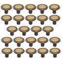Ver imagem 1 de Conjunto 24 Puxadores 1764 Grenade Ponto Ouro Velho Móveis Armários Gavetas Torralba