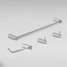 Kit de Acessórios para Banheiro Escovado 4 Peças 2050tr Grego Metal - 3