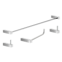 Ver imagem 1 de Kit de Acessórios para Banheiro Escovado 4 Peças 2050tr Grego Metal