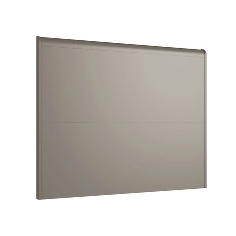 Cabeceira para Cama Casal 164cm x 131cm Linhas Curvas e Estrutura em MDF