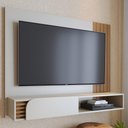 Ver imagem 2 de Home Suspenso Jurerê 1.6 Off White Matte/freijó para Tv até 60” - Colibri