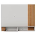 Ver imagem 5 de Home Suspenso Jurerê 1.6 Off White Matte/freijó para Tv até 60” - Colibri
