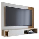 Ver imagem 1 de Home Suspenso Jurerê 1.6 Off White Matte/freijó para Tv até 60” - Colibri