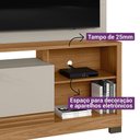 Ver imagem 7 de Estante Home Linea Brasil Alagoas para Tv até 50 Polegadas 2 Portas 4 Prateleiras