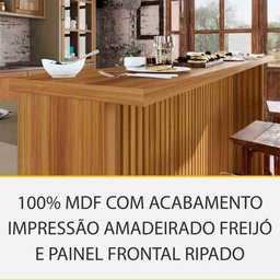 Painel de Ilha 200 Cm em Mdf - Nesher - 2