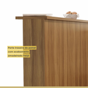 Ver imagem 4 de Bancada Painel de Ilha Ripado para Cozinha 200cm MDF Freijó - Nesher