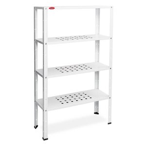 Dispositivo para Câmara Fria Imeca Fit 110x40x180cm Estante 4 Níveis Perfurados Pintura Epóxi