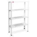 Ver imagem 1 de Dispositivo para Câmara Fria Imeca Fit 110x40x180cm Estante 4 Níveis Perfurados Pintura Epóxi