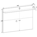 Ver imagem 3 de Rack com Painel 55" e Estante Mdp Grafite com Siena
