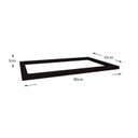 Ver imagem 2 de Módulo Cozinha Kappesberg Maxxi Tampo S417 80cm p/ Cooktop Preto