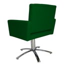 Ver imagem 4 de Poltrona Decorativa Camila Pés Metal Giratório Suede Verde - DS Estofados