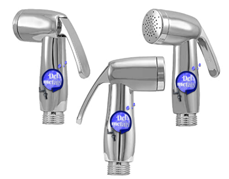 Gatilho Ducha Higiênica Abs Cromado C/suporte Fixação Del Metais - 4