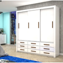 Ver imagem 1 de Guarda Roupa Anjos sem Espelho Branco - Carioca Móveis