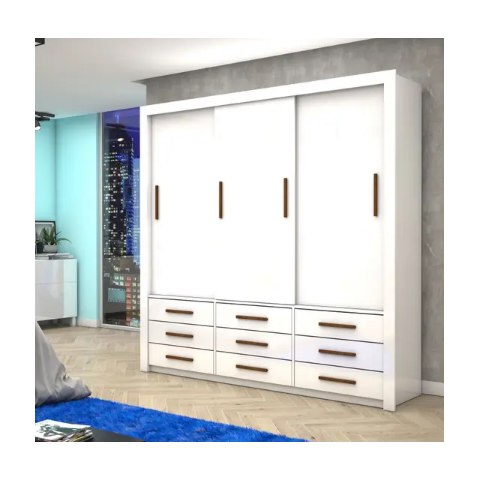 Guarda Roupa Anjos sem Espelho Branco - Carioca Móveis