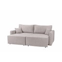 Ver imagem 3 de Sofa Cama 3 Lugares 2,00 m Pé de Madeira Los Angeles:Avelã/Linho
