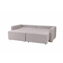 Ver imagem 4 de Sofa Cama 3 Lugares 2,00 m Pé de Madeira Los Angeles:Avelã/Linho