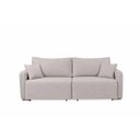Ver imagem 2 de Sofa Cama 3 Lugares 2,00 m Pé de Madeira Los Angeles:Avelã/Linho