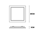 Ver imagem 3 de Painel Led Embutir Quadrado 30w 6500K Bivolt Branco Frio Avant