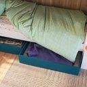 Ver imagem 5 de Beliche Infantil com Escada e Nichos com 2 Gavetões Branco/Azul - Completa Móveis