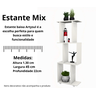 Estante Baixa Mix Branca - 4