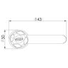 Torneira para Lavatório Modelo de Mesa Especial Pp 1/2'' Cor Branco Durín - 4