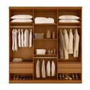 Ver imagem 3 de Guarda Roupa Casal Boston 6 Portas com Pés Moderna