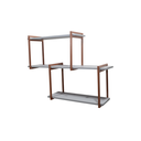 Ver imagem 1 de Nicho Suspenso 120x20 Vintage Duplo Rose Gold/cinza Claro 05